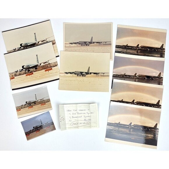 VTG LOT 10 USAF Plane PHOTOS & Original Receipt Refueling Bombardment Squadrons - Picture 1 of 6